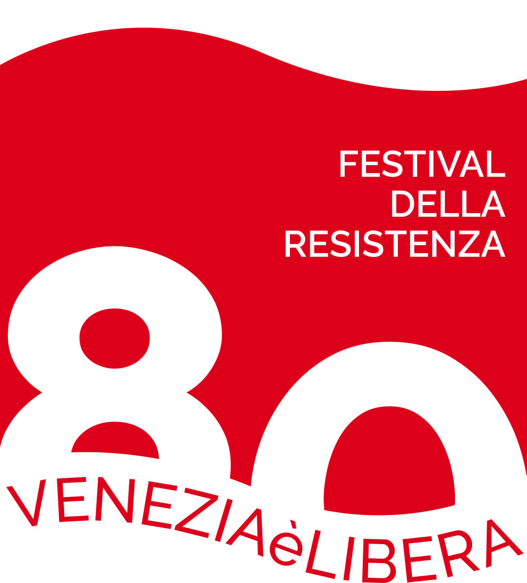 Logo festa della resistenza 80 anni